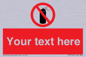 Custom prohibition no aerosol